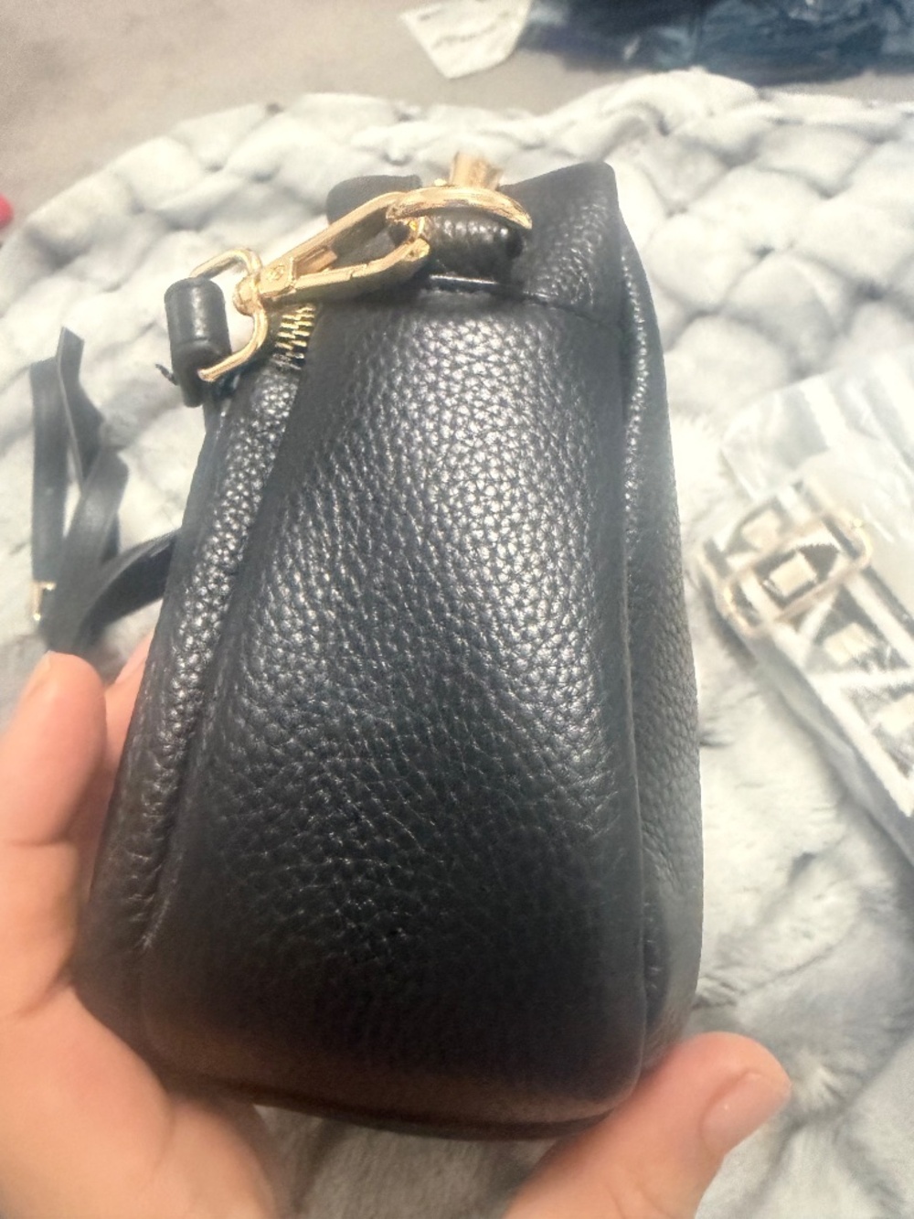 Pom Pom London Mayfair Plus Leather Crossbody Bag - Picture 12 of 16